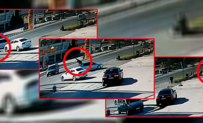 Kaza saniye saniye görüntülendi! İşte o anlar