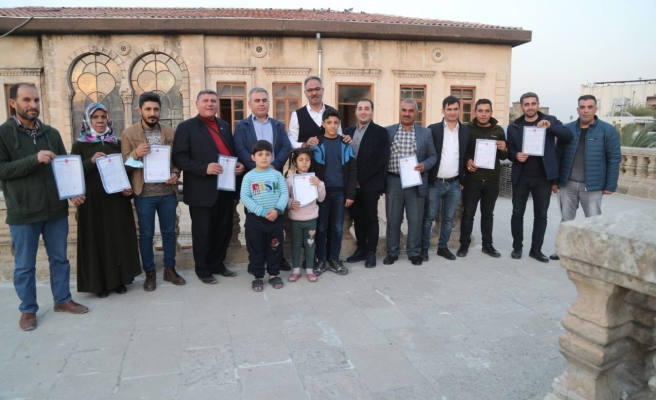 Eyyübiye'de 150 aile tapularına kavuştu