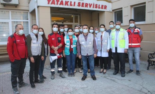 Balıklıgöl devlet hastanesinde tatbikat