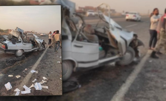Şanlıurfa’da korkutan kaza! (-EK)