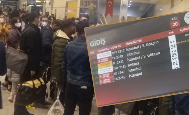 Şanlıurfa uçuşu iptal oldu! Yolcular perişan...