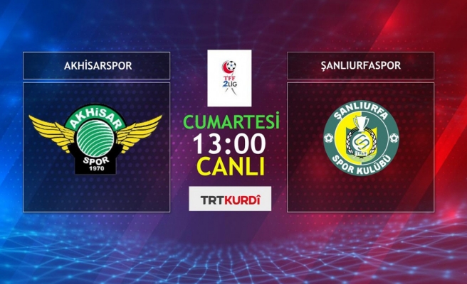 Şanlıurfaspor’un maçı canlı yayınlanacak
