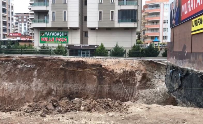 Doğal gaz borusu delindi, mahallede panik yaşandı