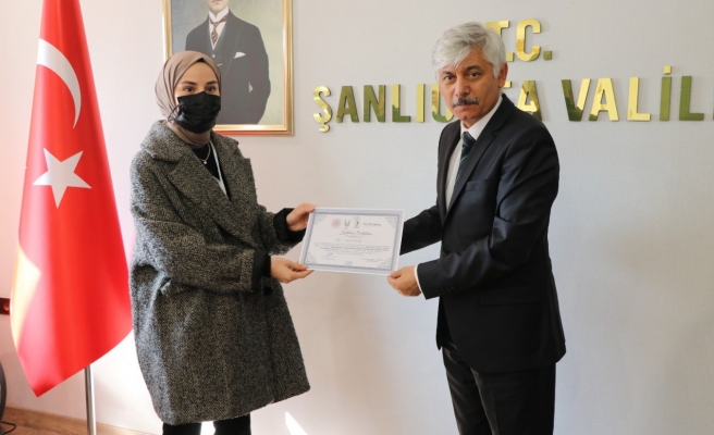 Şanlıurfa'da eğitmenlere sertifika verildi