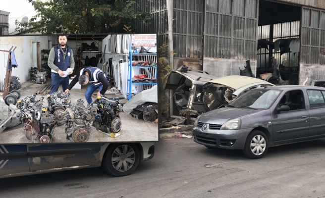 Urfa’da çalıntı araç atölyelerine operasyon!