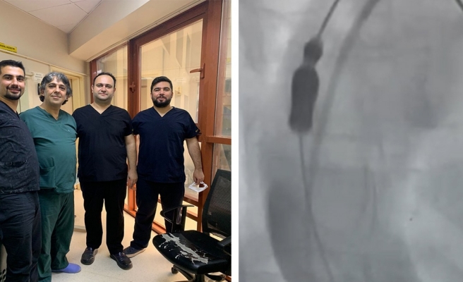 Kalp kapağı, kasık damarından değiştirildi!