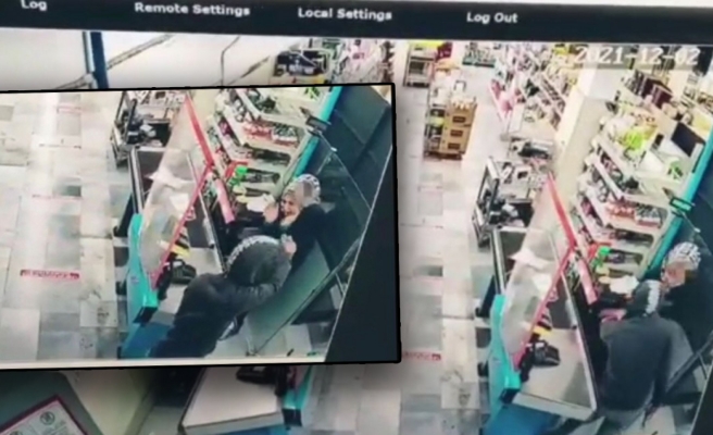 Zincir markette silahlı soygun