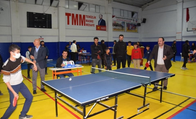 Geleneksel Masa Tenisi Halk Turnuvası başladı