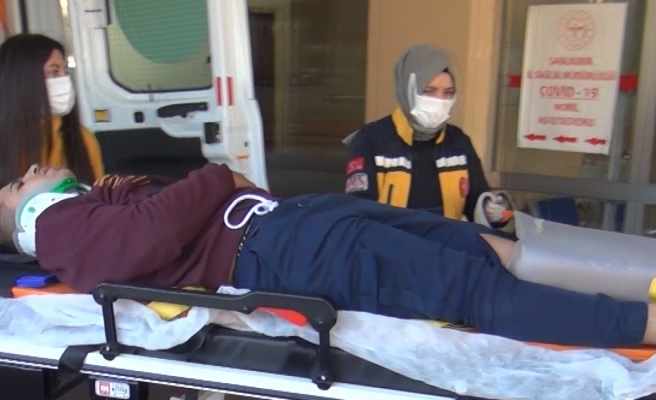 Haliliye'de yayaya otomobil çarptı!