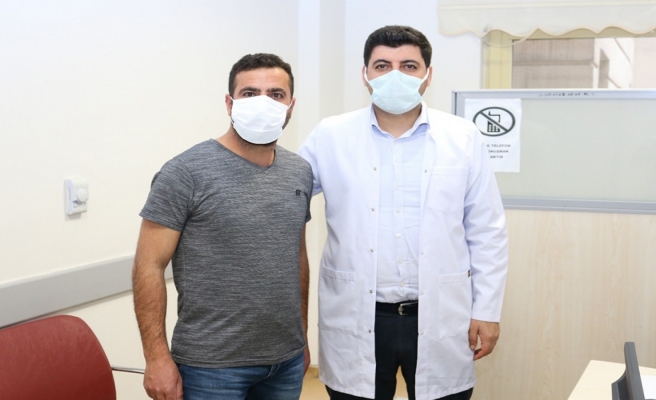 Tekrarlayan omuz rahatsızlığının şifasını Siverek'te buldu