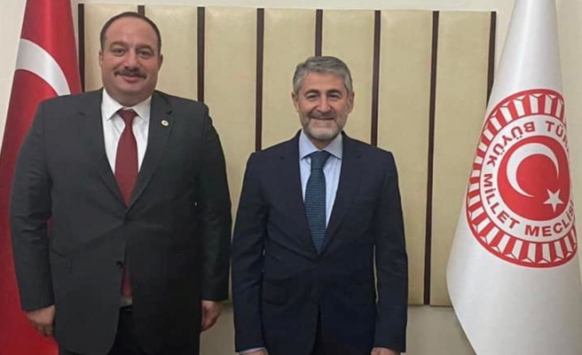 Ekinci’den Viranşehirli Bakan Nebati’ye hayırlı olsun ziyareti