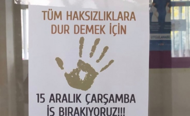 Urfa’da sağlıkçılar iş bıraktı