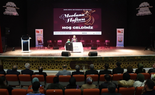 Hz. Mevlana Şanlıurfa’da anıldı