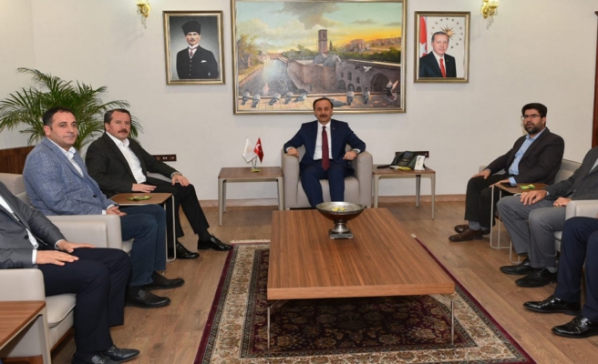 Vali Erin, Memur-Sen heyetini kabul etti