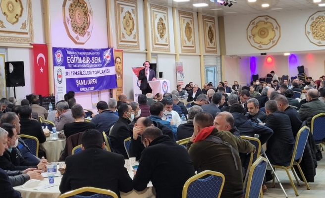 Genel Başkan Yalçın Urfa’daki iş yeri temsilcileriyle buluştu