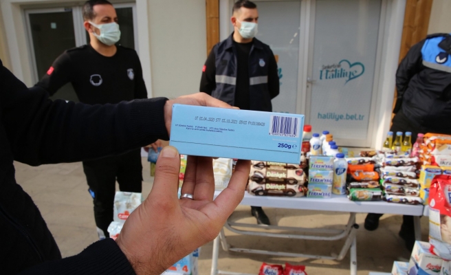 Haliliye'de  tarihi geçmiş 845 ürün ele geçirildi