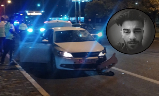 Otomobilin çarptığı genç, yaşam mücadelesini kaybetti