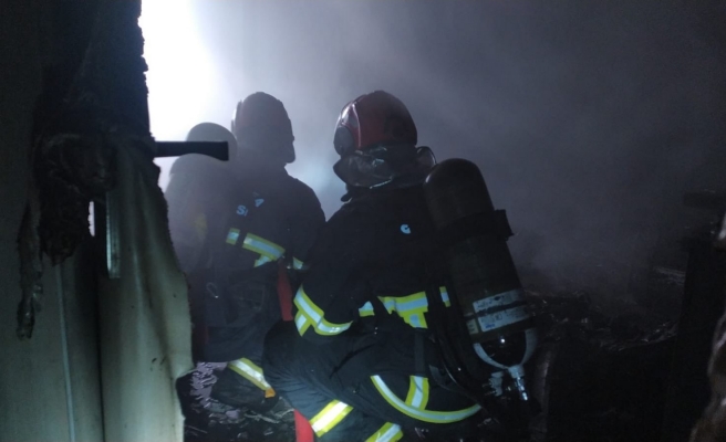 Korkutan yangın! Üst katlara sıçrama tehlikesi vardı