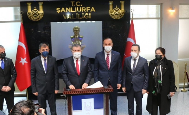 Sağlık Bakanı Fahrettin Koca Urfa'da