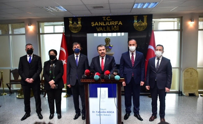 Sağlık Bakanı Koca'dan Şanlıurfa'ya müjde