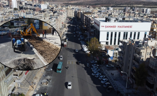 Yunus Emre caddesinde trafik akışı rahatladı