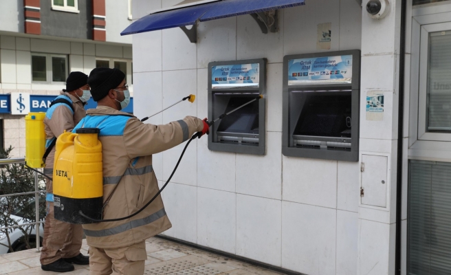Haliliye belediyesi tedbiri elden bırakmıyor