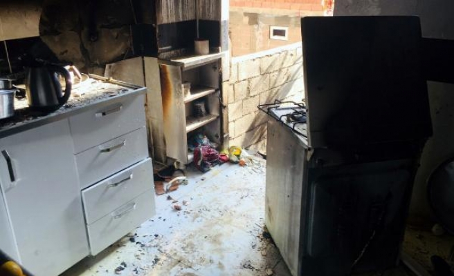 Bomba gibi patladı: 2 yaralı