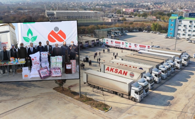 Barış Pınarı bölgesine 21 tır insani yardım