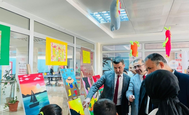 Karaköprü'de sanat eserleri tanıtıldı