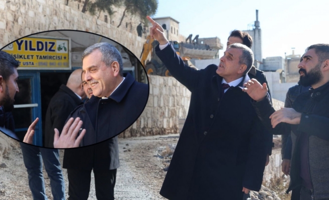 Başkan Beyazgül sahada incelemelerde bulundu