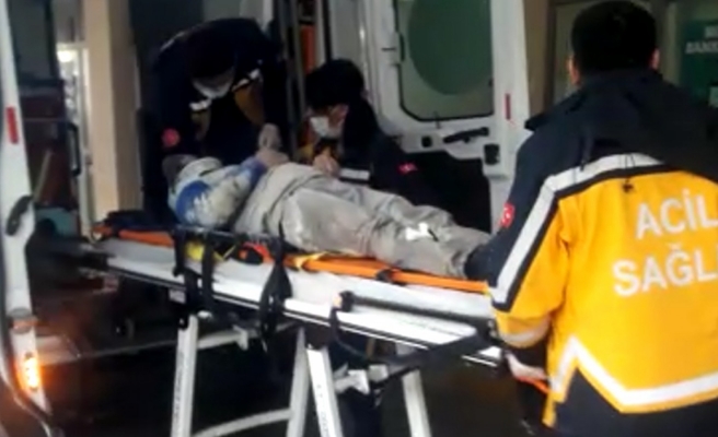 Haliliye’de inşaatta iskele çöktü:  2 yaralı