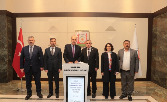 Kurtulmuş Büyükşehir'i ziyaret etti