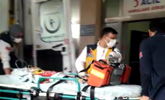 Merdivenden düşen 11 aylık bebek hastaneye kaldırıldı!