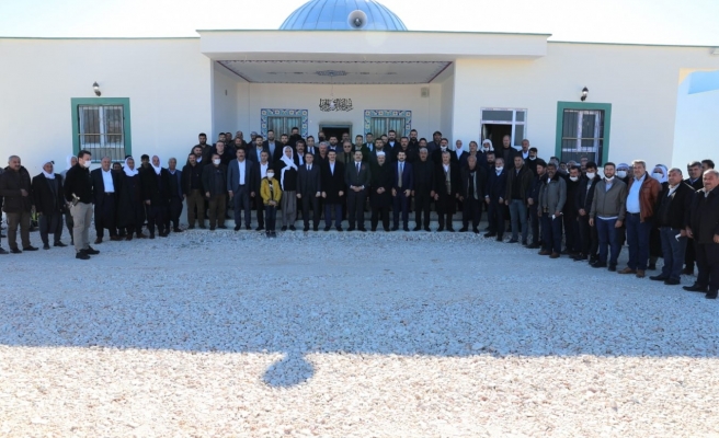 Şanlıurfa'da yapımı tamamlanan cami hizmete açıldı