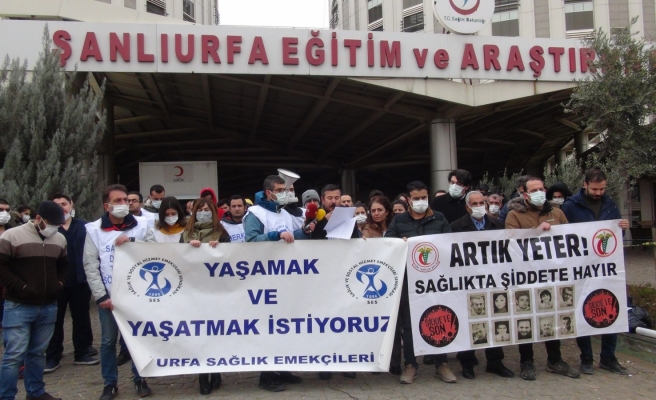 Şanlıurfa'da sağlıktaki şiddet vakalarına tepki!