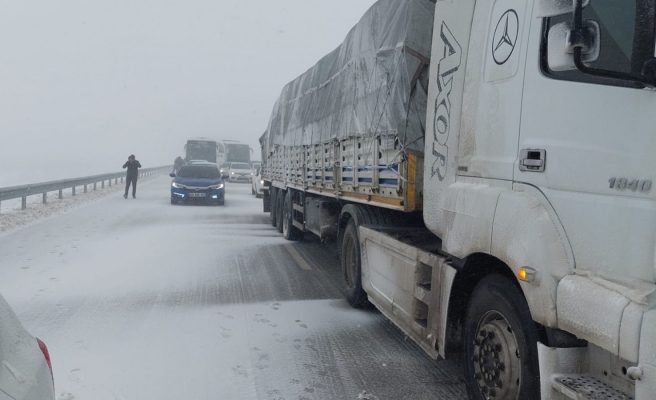 Karda mahsur kaldılar!