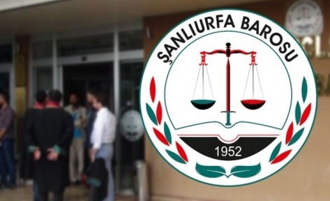 Urfa'da avukatlardan açıklama: “Mücadele azmimizi hep diri tutacağız”