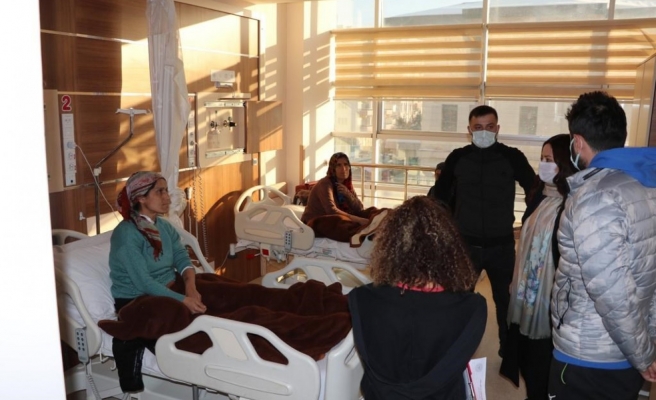 Kaymakam Sarı’dan hastalara ziyaret