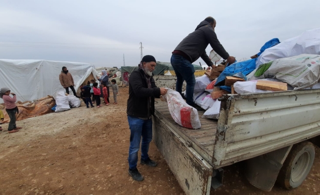 İhtiyaç sahibi aileleri sevindirdiler!