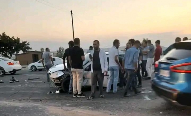 Araç hurdaya döndü! Suruç’ta kaza