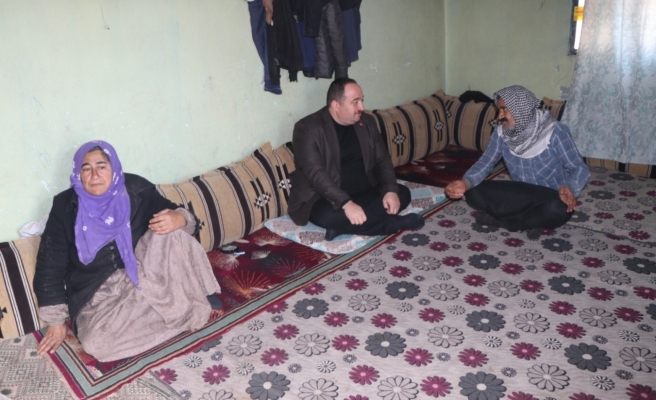 Başkan Ekinci’den mağdur aileyi yalnız bırakmadı