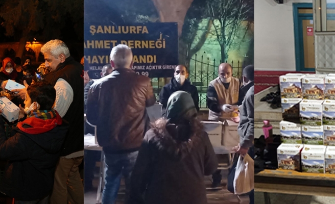 Regaip Kandili gecesinde vatandaşlara lokum ikram edildi