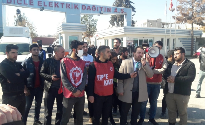 Urfa’da TİP elektrik faturalarını protesto etti