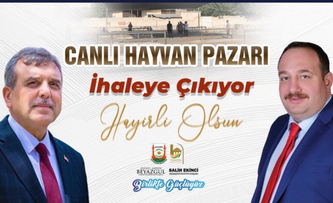 Viranşehir'de hayvan pazarı projesinde ihaleye çıkılıyor