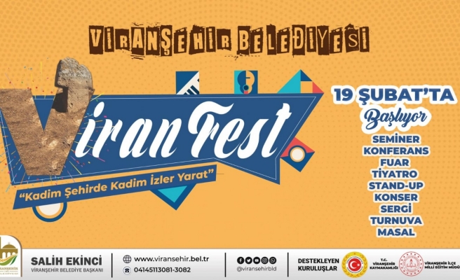 Viranşehir Belediyesi’nden çok amaçlı festival hazırlığı