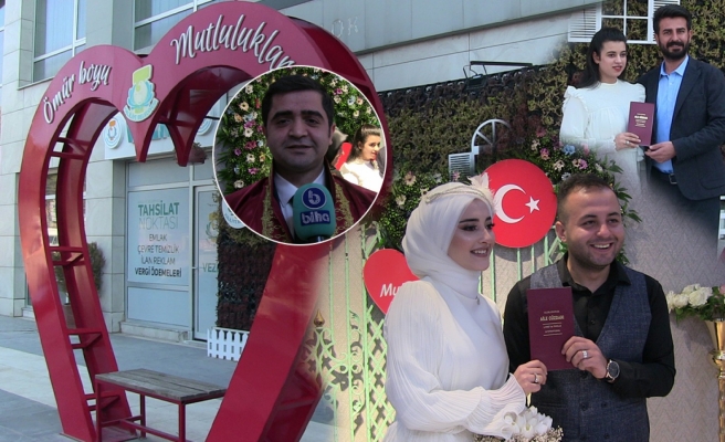 Evlenmek için 14 Şubat’ı seçtiler