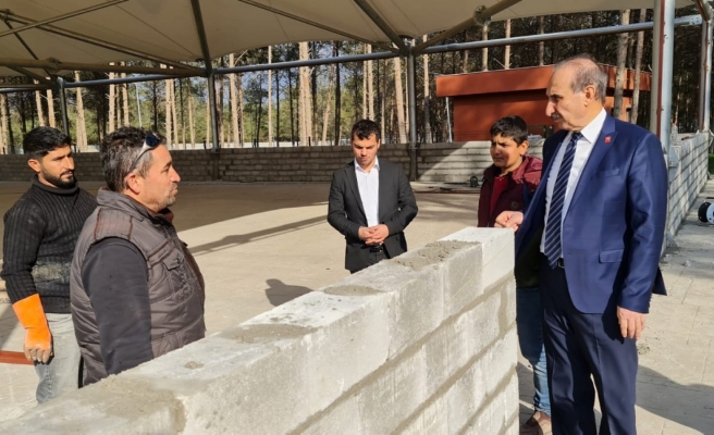 Akçakale’de düğün salonu inşaatı yükselmeye başladı