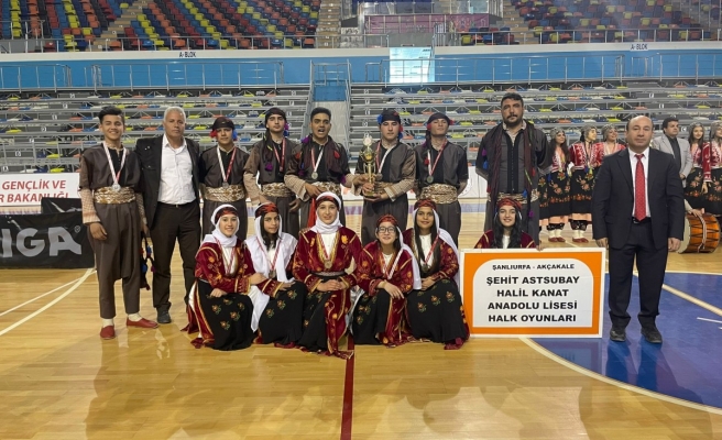 Akçakaleli gençlerin ikincilik sevinci