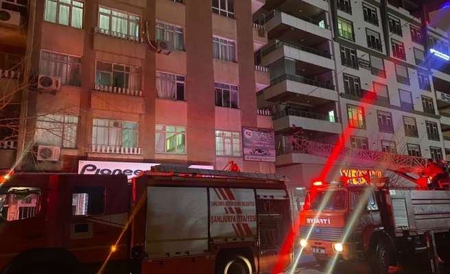 Şanlıurfa'da yangın! Mahsur kaldılar