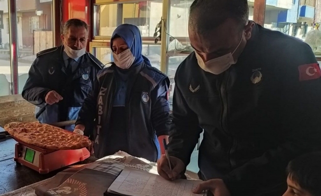 Zabıta ekiplerinden fırın denetimi